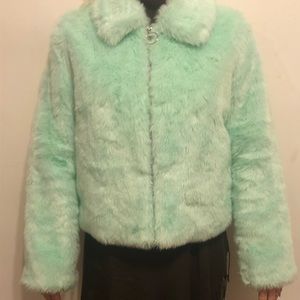 Faux fur coat